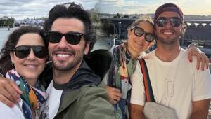 Pariste aşk tazelediler Melis Birkan ve Aras Aydın çiftinden romantik kareler