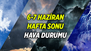 İki gün üst üste Hava Durumu Raporu: 6-7 Haziran 2026 İstanbul, Ankara, İzmir ve diğer illerin hafta sonu cumartesi, pazar hava durumu