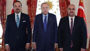 Cumhurbaşkanı Erdoğan, Kerkük Valisi Ağayı kabul etti