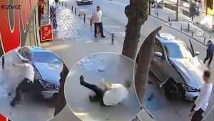 Çarptı, 2 metre havaya savurdu; yaralıya değil, hasara baktı Sürücüden pes dedirten davranış