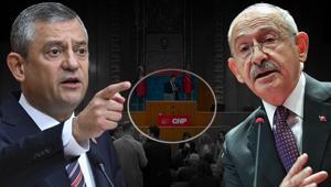 CHPde kürsü savaşı Özel ve Kılıçdaroğlu karşı karşıya... Salondan ilk görüntü