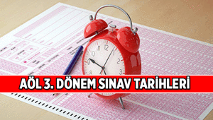 İşte MEB Takvimi 3. Dönem Açık lise sınavları ne zaman AÖL e-sınav, yazılı tarihleri 2026 hangi ayda, hangi günler