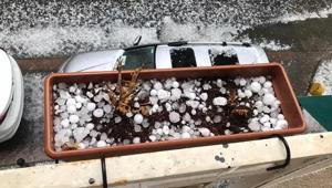Meteoroloji yeni hava durumu haritası paylaştı İki kenti sağanak ve dolu vurdu