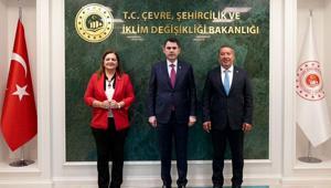 Bakan Kurum, Afyonkarahisar Büyükşehir Belediye Başkanı Köksalı kabul etti