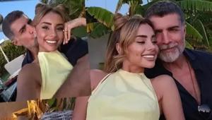 Ayvalıkta aşk tazelediler Özcan Deniz ve eşi Samar Dadgardan romantik kare