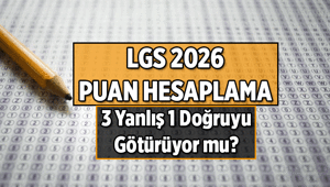 LGS Doğru - Yanlış Sayısına Göre Puan - Net Hesaplama 2026 Ekranı ve Yöntemi: LGS puanı nasıl hesaplanır, 3 yanlış 1 doğruyu götürüyor mu İşte sayısal ve sözelde LGS puan hesaplaması