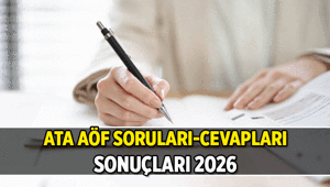 ATA AÖF soruları, cevapları yayımlandı mı 2026 ATA AÖF sonuçları ne zaman açıklanacak