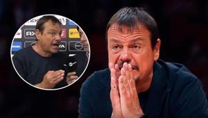 Yunanistanda basketbolun şampiyonu Olympiakos Ergin Ataman maç sonu çıldırdı