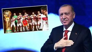 Cumhurbaşkanı Erdoğan A Milli Futbol Takımına video mesajla başarı diledi