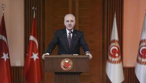 TBMM Başkanı Kurtulmuş, A Milli Futbol Takımına başarı diledi