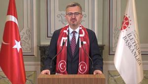 İletişim Başkanı Duran A Milli Futbol Takımına video mesajla başarı diledi