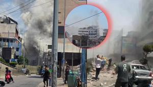 İsrail’den Lübnana bombardıman Beyrut banliyölerinde şiddetli patlamalar