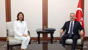 Dışişleri Bakanı Hakan Fidan, BM Genel Sekreterinin Kıbrıs Şahsi Temsilcisini kabul etti