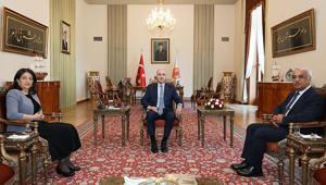 TBMM Başkanı Kurtulmuş, DEM Parti heyetini kabul etti