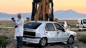 Karamanda korkunç kaza Dereye uçan araçta 3 çocuk öldü 4 kişi yaralandı