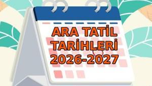 2026 2027 ARA TATİLLERİ NE ZAMAN Kasım ara tatili ne zaman başlayacak MEB açıkladı