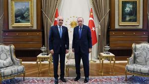 Cumhurbaşkanı Erdoğan, TBMM Başkanı Kurtulmuşu kabul etti