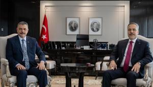 Dışişleri Bakanı Hakan Fidan, İçişleri Bakanı Mustafa Çiftçi ile görüştü