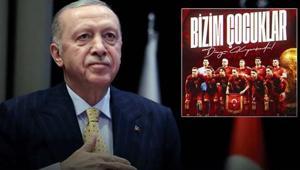 Cumhurbaşkanı Erdoğan, A Milli Futbol Takımına başarılar diledi