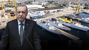 Türkiye tarihinde bir ilk Cumhurbaşkanı Erdoğan: NATO ve AB ülkesine savaş gemisi ihraç edildi