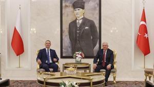 Polonya Cumhurbaşkanı Nawrocki Ankaraya geldi