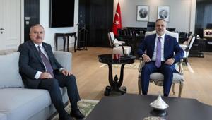 Dışişleri Bakanı Hakan Fidan ile Emniyet Genel Müdürü Fidan bir araya geldi
