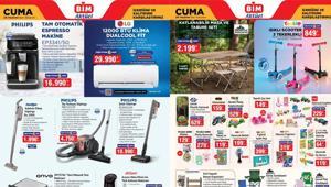 26 HAZİRAN BİM YENİ AKTÜEL KATALOG | BİM 26 Haziran Cuma aktüel kataloğunda hangi ürünler satışa sunulacak Klima, Tam Otomatik Espresso Makinesi, Aşure Tenceresi, Karnıyarık Tencere, Şarjlı Dik Süpürge...