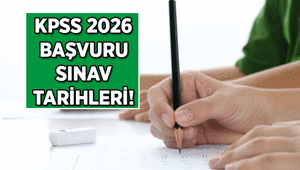 KPSS LİSANS, ÖN LİSANS, ORTAÖĞRETİM (LİSE) DHBT 2026 Başvuru, Sınav ve Sonuç tarihleri ne zaman İşte ÖSYMnin takvime yazdığı KPSS başvuru ve sınav günleri