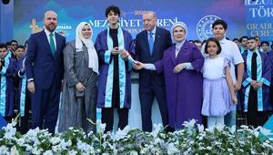 Cumhurbaşkanı Erdoğan, İTO Marmara Anadolu İmam Hatip Lisesi Mezuniyet Törenine katıldı