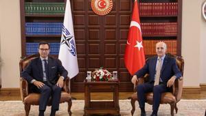 TBMM Başkanı Kurtulmuş, NATO PA Başkanı Perestrello ile görüştü