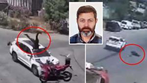 15 yaşındaki sürücü dehşet saçtı Motosikletli metrelerce havaya uçtu