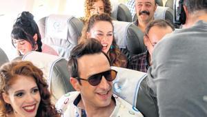 Kahkahalar setten taştı