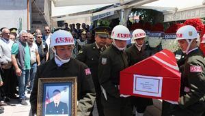 Kaza şehidi uzman çavuş Abdurrahman Hilale veda