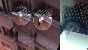 Denizlide yürekleri ağza getiren kayıt Çığlık çığlığa çaresizce izlediler