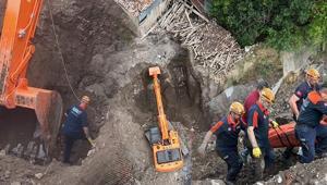 Define kazısı facia ile bitti Cansız bedeni, 12 metreden 18 saatte çıkarıldı