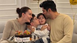 Fahriye Evcen paylaştı Mutlu aile tablosuna beğeni yağdı
