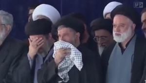 İranda Hamaneye tarihi veda 3 oğlu gözyaşı döktü... Müctebanın yokluğu dikkatleri çekti