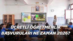 ÜCRETLİ ÖĞRETMENLİK BAŞVURULARI 2026-2027 | Ücretli Öğretmenlik yeni başvurular ne zaman başlayacak, şartlar neler