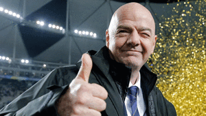 FIFA Başkanı Gianni Infantinonun her şeye rağmen keyfi yerinde
