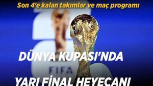 DÜNYA KUPASINDA YARI FİNAL HEYECANI | 2026da son 4e kalan takımlar kimler oldu Son 4e kalan takımlar ve maç programı