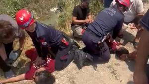 Sulama kanalında yaşam savaşı Anne ve oğlu kurtarılamadı