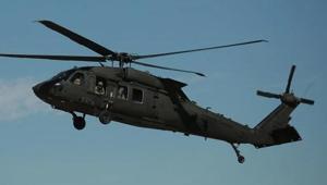 Washingtonda hareketli dakikalar Askeri helikopter acil iniş yaptı