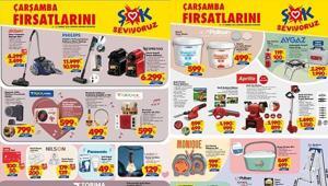 HAFTA SONU 18-21 TEMMUZ ŞOK AKTÜEL KATALOĞU SATIŞA ÇIKTI ŞOK 18-21 Temmuz aktüel kataloğunda hangi ürünler satışa sunuldu 20 Jant Çift Amortisörlü Bisiklet, Akülü Uzaktan Kumandalı Araba, Pamuklu Waffle Pike, Ütü Masası Kılıfı, Sineklik Tek Kanat, Tek Kişilik Lastikli Çarşaf Seti...