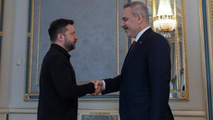 Dışişleri Bakanı Hakan Fidan, Ukrayna Devlet Başkanı Zelenskiy ile bir araya geldi