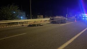 Kütahyada feci kaza: Motosikletle elektrikli bisiklet çarpıştı; 1 ölü, 1 yaralı