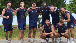 Trabzonspordan kumda antrenman