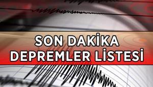 SON DAKİKA ANLIK SON DEPREMLER LİSTESİ AFAD/KANDİLLİ: 19 Temmuz az önce deprem mi oldu Deprem nerede, kaç şiddetinde