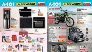 YEPYENİ A101 AKTÜEL KATALOĞU 23 TEMMUZ A101 Aldın Aldın 23 Temmuz Perşembe aktüel kataloğunda hangi ürünler satışa çıkacak Retro Çay Makinesi, Türk Kahvesi Makinesi, Akıllı Vücut Analiz Baskülü, Saç Kesme Makinesi...