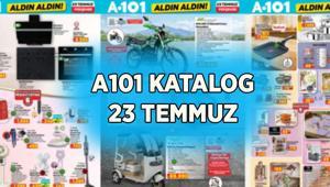 İNDİRİM KATALOĞU A101 AKTÜEL 23 TEMMUZ: A101 Aldın Aldın bu haftanın indirimli ürünleri tüm liste: Gizli damacanalı su sebili, cam ankastre set, çantalı Retro pikap...