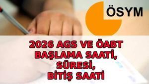 2026 AGS SAATİ⏱️ AGS saat kaçta başlayacak, kaçta bitecek ÖABT kaçta başlayacak ve bitecek ÖABT AGS başlangıç ve bitiş süresi